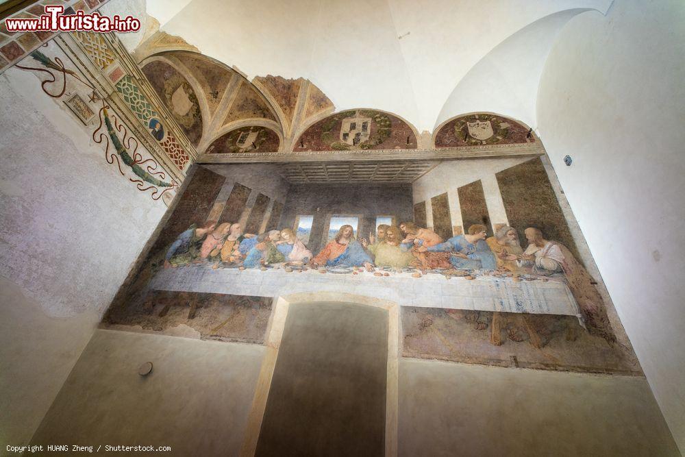 Immagine L'Ultima Cena di Leonardo nel refettorio del convento di Santa Maria delle Grazie a Milano - © HUANG Zheng / Shutterstock.com