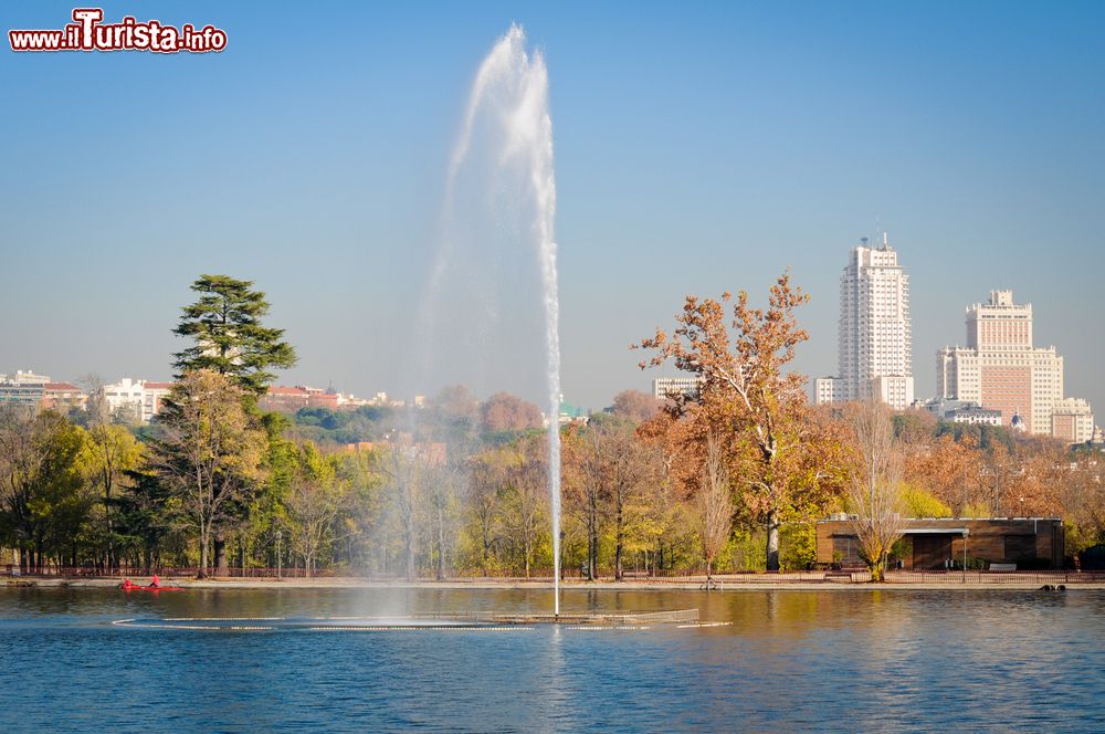 Immagine La fontana del parco Casa de Campo a Madrid