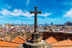 Vista panoramica dalla Cattedrale di Barcellona in Spagna