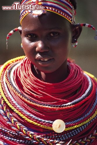 Immagine Una donna masai del kenya