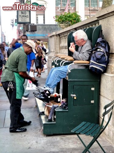 Shoeshine a New York
