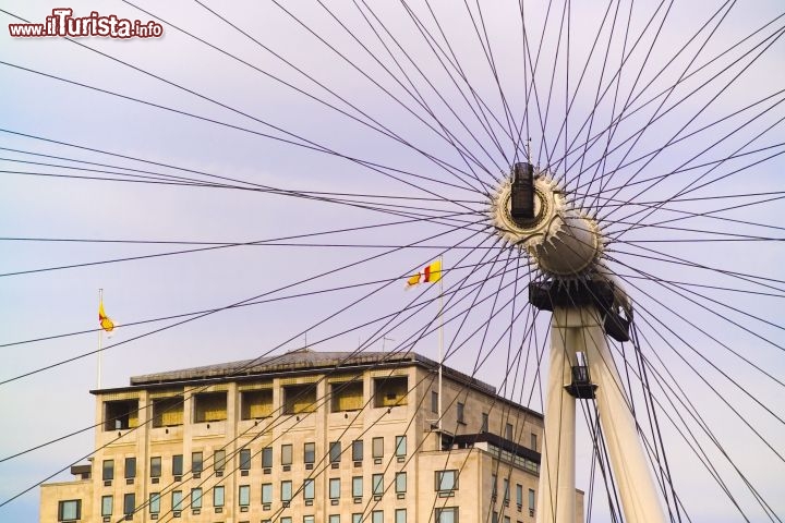 Immagine Millenium Wheel di Londra, dettaglio