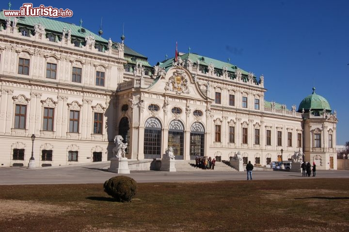 Immagine La facciata del Palazzo del Belvedere Superiore di Vienna