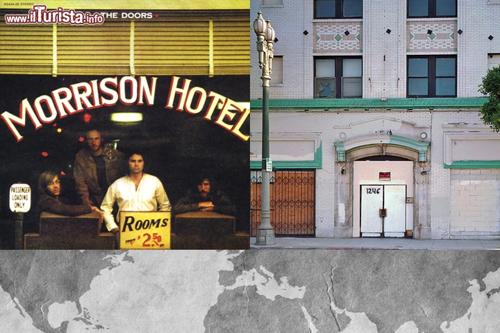 The Doors, Morrison Motel: il luogo sulla copertina è al 1246 South Hope Street di Los Angeles, il motel è oggi chiuso e l'edificio in abbandono.