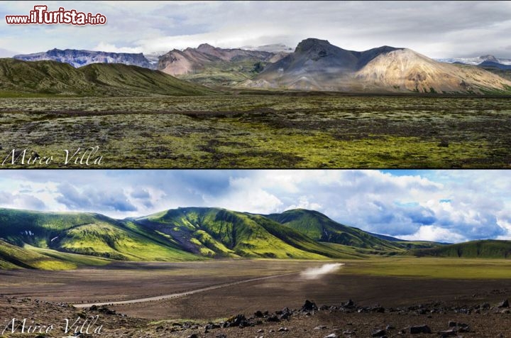 Skaftafell e Landmannahellir, Islanda - Sempre nel sud dell'islanda, oltre aelle zone già viste nelle immagini precedenti del Landmannahellir, che vediamo nella fotografia in basso, troviamo leggermente più ad est il Parco nazionale di Skaftafell. Posto alla estremità sud-occidentale del grande Vatnajökull il parco che viene ritratto nell'immagine in alto, copre una superficie di poco più di 4.800 kmq. Sono molti i turisti che vengono qui ad ammirare magnifiche valli come quella di Morsárdalur e i paesaggi intorno al ghiacciaio Skaftafellsjökull. Non mancano le cascate tra cui bisogna assolutamente segnalare la Svartifoss, che precipitata da una cornice di rocce basaltiche, dalle particolari forme a canna d'organo.

32 pagine, 400 immagini di Mirco Villa (Fotografo QEP) - Acquistala sull'Apple Store