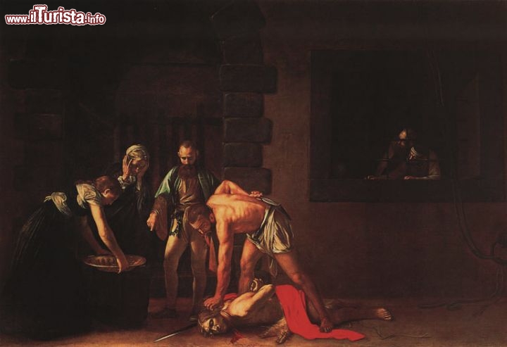 Immagine Dentro alla Co-Cattedrale a La Valletta : Caravaggio la decollazione del Battista