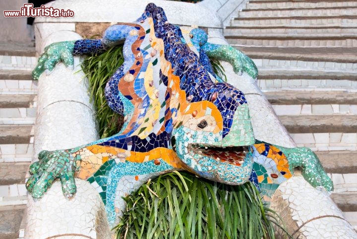 Immagine Lucertola mosaico park guell guadi barcellona
