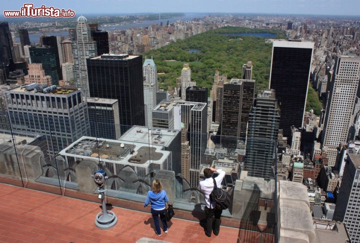 Immagine Top of the rock, il punto panoramico sul Rockefeller Center: vista su Central Park