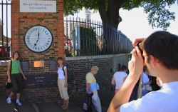 L'orologio che segna il "tempo medio" del pianeta a Greenwich - © visitlondonimages/ britainonview