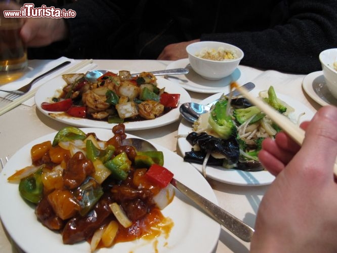 Immagine Chinese food, specialità in un ristorante di Londra a Soho, la Chinatown londinese