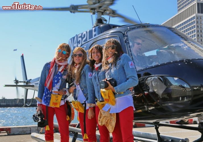 Partenza del team in elicottero - Le ragazze esploreranno la Grande Mela dall'alto - © DONNAVVENTURA® 2013 - Tutti i diritti riservati - All rights reserved