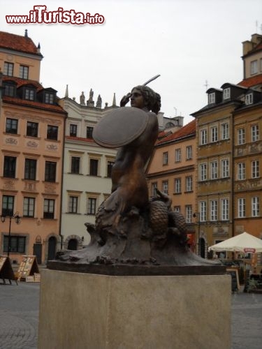 Immagine Statua della Sirenetta a Varsavia, in Polonia