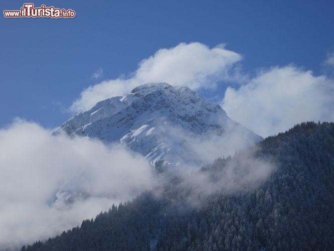 Immagine Dolomiti innevate fotografate dalla Val Pusteria