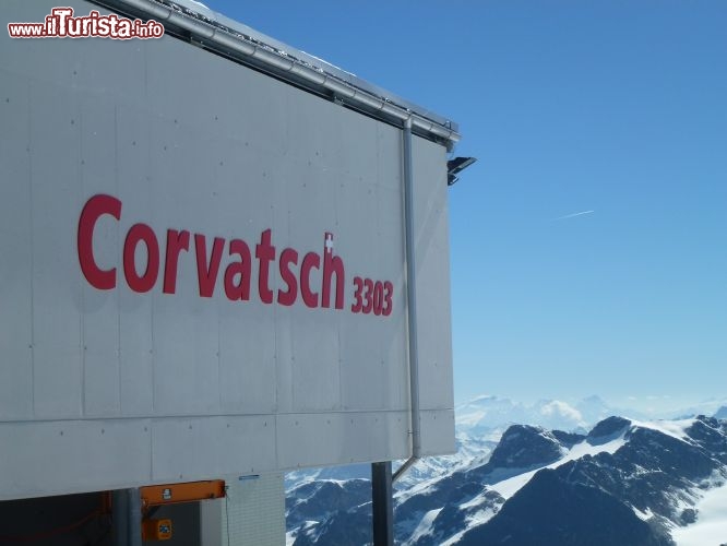 Immagine Piz Corvatsch 3303 metri arrivo della funivia