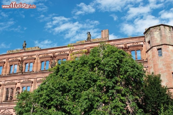 Immagine Dettaglio delle rovine del Castello di Heidelberg - ©German National Tourist Board