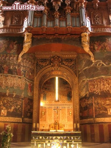 Immagine Cathédrale Sainte-Cécile, Albi: le decorazioni e gli affreschi all'interno della cattedrale-fortezza.