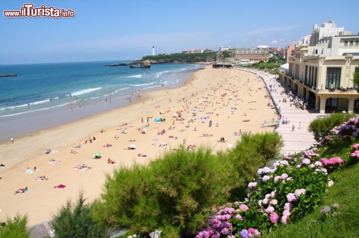 Immagine Biarritz, Grande Plage nei paesi baschi francesi.