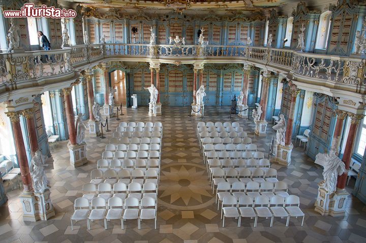 Immagine la grande Biblioteca di Bad  Schussenried0 nel sud della Germania