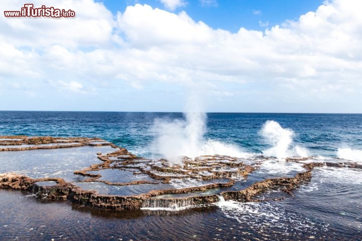 Immagine Blowholes, i gayser marini dell'isola di Tongatapu, arcipelago di Tonga  - © Naska Raspopina / Shutterstock.com