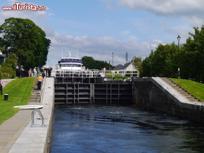 Immagine Una delle chiuse lungo il Caledonian Canal in Scozia: Neptune Staircase.