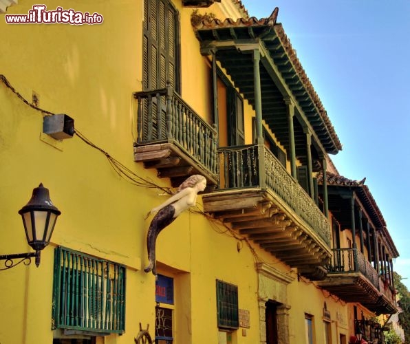 Immagine Cartagena de Indias in Colombia strada del centro storico coloniale - Foto di Giulio Badini