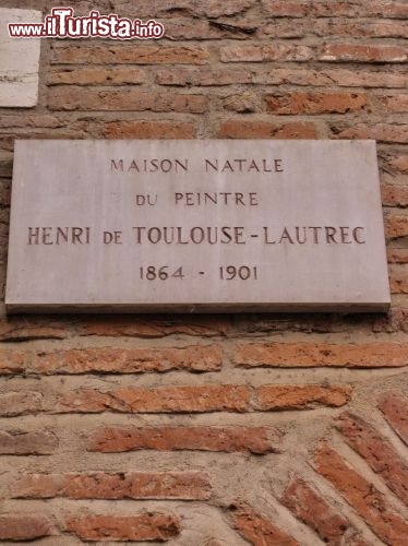 Immagine La casa natale di Henri de Toulouse Lautrec, nel centro di Albi (Francia).