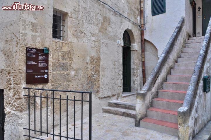 Immagine Casa Noha, di proprietà FAI, ospita al suo interno una interessante proiezione multimediale sulla storia di Matera e dei suoi Sassi