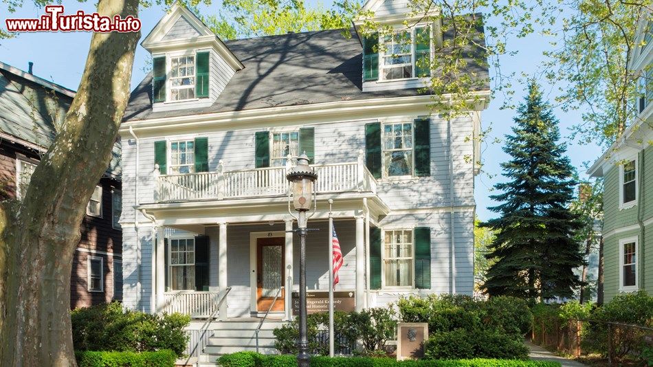 Immagine La casa natale di John Fitzgerald Kennedy in centro a Boston