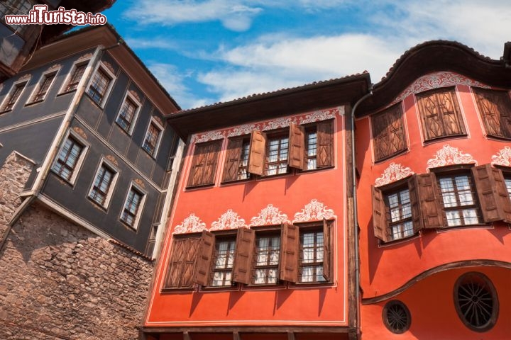 Immagine Case tradizionali del centro storico di Plovdiv, la Capitale europea cultura 2019