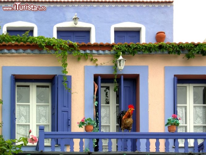 Immagine Casa tradizionale tipica di Alonissos. Siamo nelle isole Sporadi settentrionali in Grecia - © 02lab / Shutterstock.com