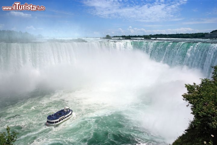 Immagine Cascate del Niagara, versante canadese: le Horseshoe Falls, com'è comunqmente chiamata la più spettacolare porzione delle cascate, si trova sul lato canadese, nello Stato dell'Ontario - Foto © Ronald Sumners
/ Shutterstock.com