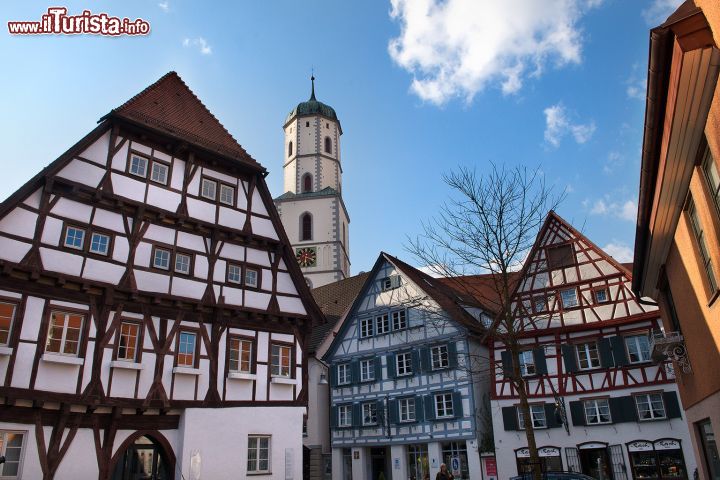 Immagine Le tipiche case a graticcio nel centro di Biberch in Germania