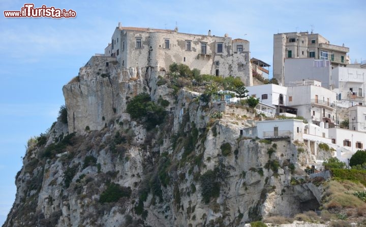 Immagine Il Castello di Peschici (Puglia) si trova nel punto più alto del centro storico della città del Gargano settentrionale - © honorius77 / Shutterstock.com