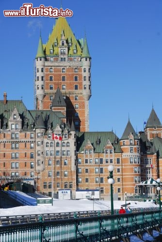 Immagine Chateau Frontenac, Ville de Quebec, Canada: è l'edificio più fotografato della città. Diversamente da quanto si potrebbe immaginare, non si tratta di una residenza di qualche nobile o aristocratico, ma di un hotel di lusso.