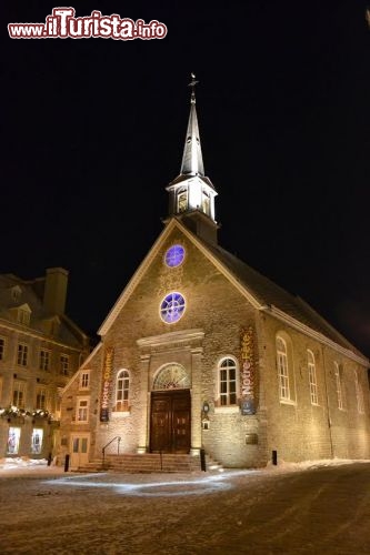 Immagine Chiesa di Notre-Dame-des-Victoires a Quebec City (Ville de Quebec): da non confondere con la Cattedrale di Notre Dame, sempre in città, sorge sulla piccola Place Royale, nella "basse ville" della capitale.