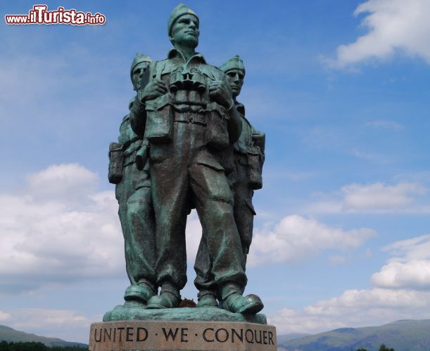 Immagine Il Commando Memorial a Invergloy in Scozia (Highlands).