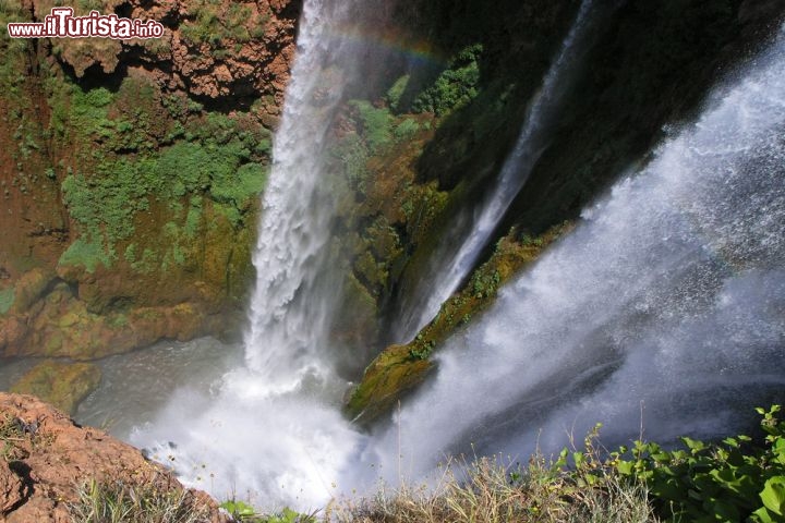 Immagine Con 110 metri di salto, suddiviso in due intervalli le Cascate di Ouzoud sono la caduta d'acqua più alta e famosa del Maroccco - © bensliman hassan / Shutterstock.com