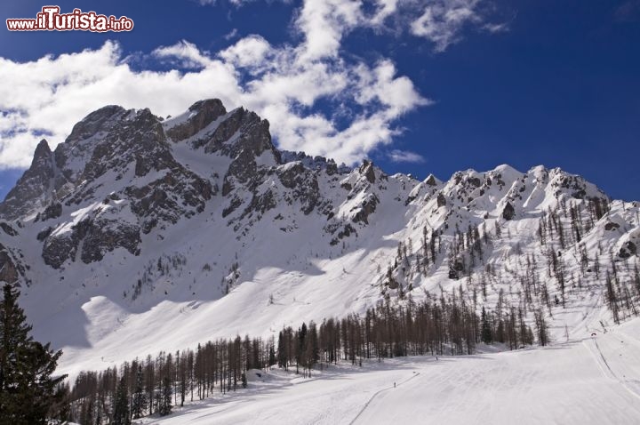 Immagine La Croda Rossa a Sesto: sciare nel comprensorio dell'Alta Pusteria in Trentino - © Boerescu / Shutterstock.com