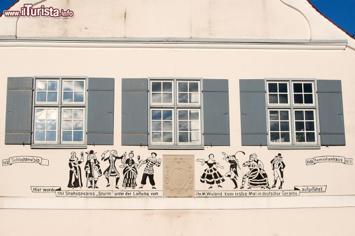Immagine Dettaglio del fronte del Teatro di Biberach an der Riss in Germania