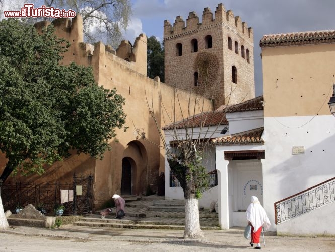 Immagine Donna nel borgo della medina di Tetouan, in Marocco - © Christian Offenberg / Shutterstock.com