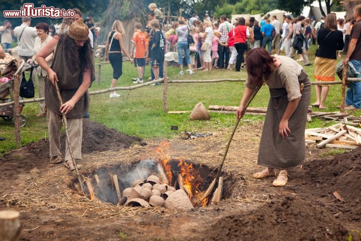 Immagine Festival of Experimental Archeology Days, Kernave, Lituania: è una festa che si tiene ogni anno ad inizio luglio in un ambiente ricreato secondo lo stile e la tradizione medievale, ed è uno dei grandi appuntamenti estivi di Kernave - Foto © Birute Vijeikiene / Shutterstock.com