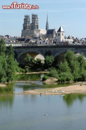Immagine Il Fiume Orléans e, sullo sfondo, la città omonima che ha dato i natali a Giovanna d'Arco - foto © D. Chauveau