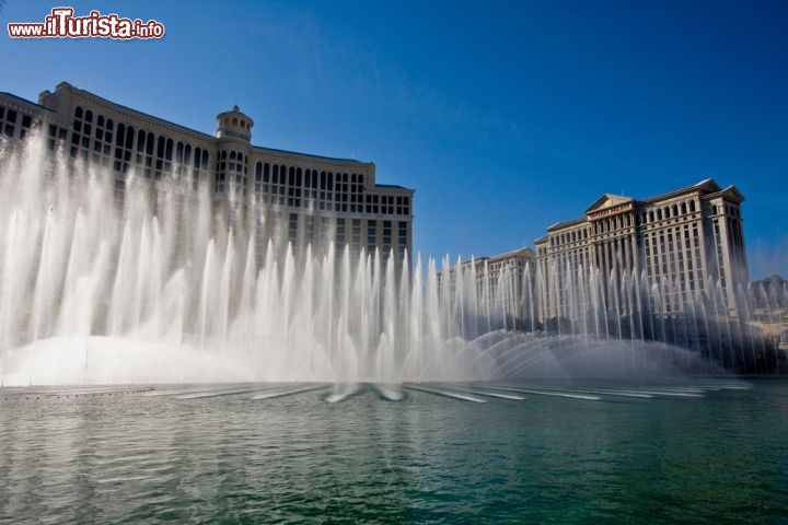 Immagine Lo spettacolo pomeridiano della Fontane del Bellagio Hotel a Las Vegas - © Aneta Waberska / Shutterstock.com