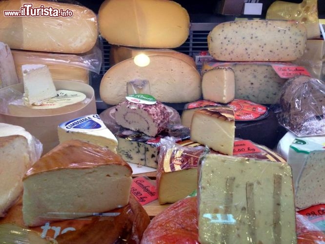 Immagine Formaggi delle Fiandre in una vetrina di Oudenaarde