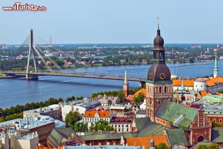 Immagine Foto panoramica nel centro di Riga in Lettonia (Latvia) - © Alexander Tolstykh / Shutterstock.com