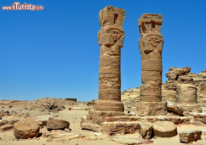 Immagine Gebel Barkal le colonne di Hathor a Karima (Sudan)