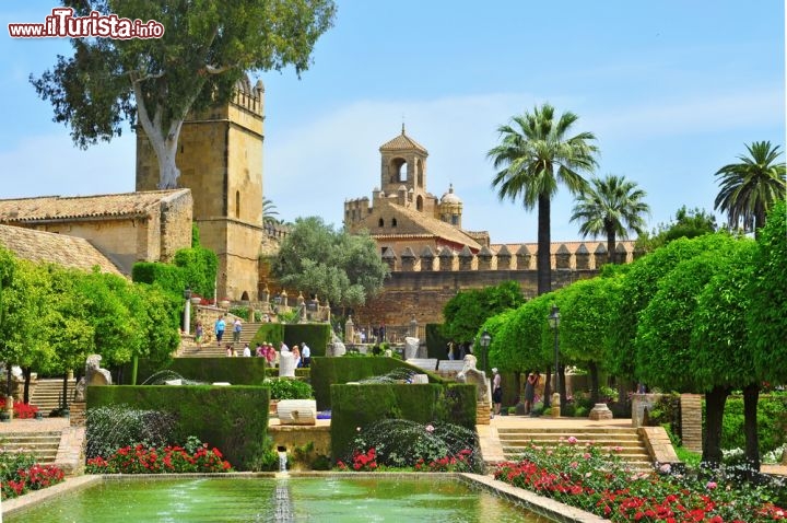 Immagine I Giardini dell'Alcazar de los Reyes Cristianos si trova a Cordova (Cordoba)  la città della Spagna, nel nord dell'Andalusia - © nito / Shutterstock.com