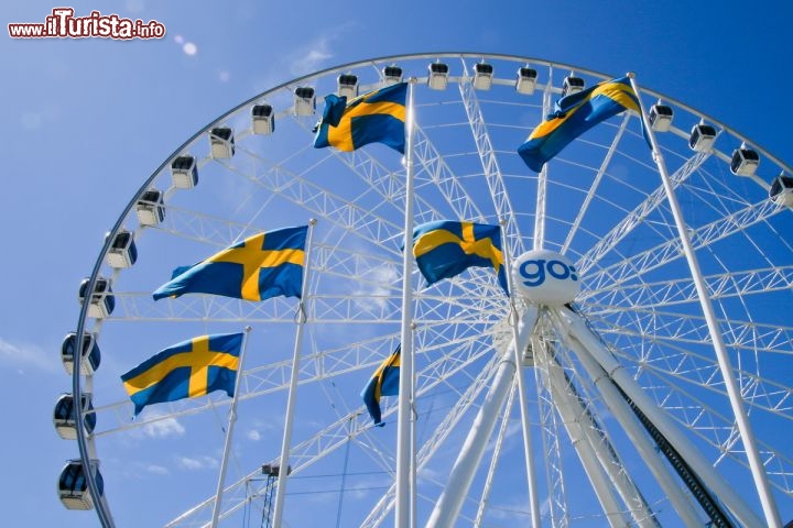 Immagine Gteborgshjulet, la grande ruota panoramica di Goteborg alta 60 m: Credits:Martin Jakobsson/ imagebank.sweden.se