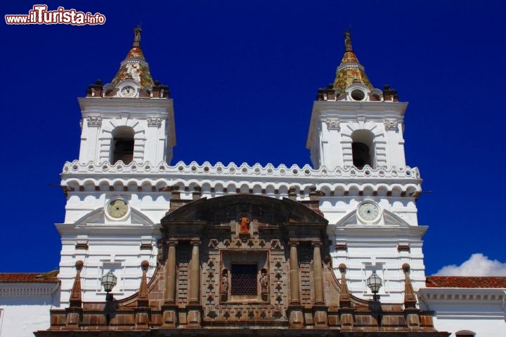 Immagine La Chiesa di San Francesco, sull'omonima piazza, è la piu antica di Quito, capitale dell'Ecuador: venne costruita tra il 1534 e il 1650 - © onedrop / Shutterstock.com