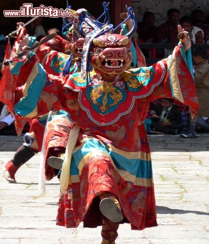 Immagine Il festival Paro in Bhutan - Foto di Giulio Badini